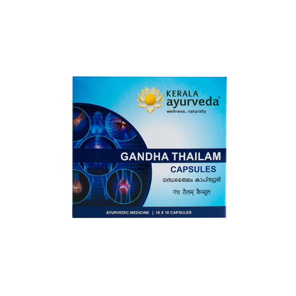 KERALA AYURVEDA GANDHA THAILAM CAPSULE (100 CAPS)