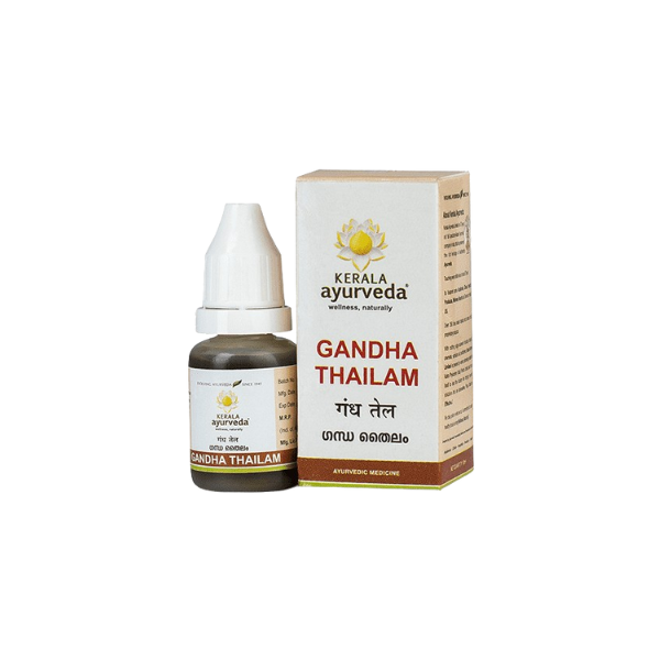 KERALA AYURVEDA GANDHA THAILAM - PACK OF 5 (10ML EACH)