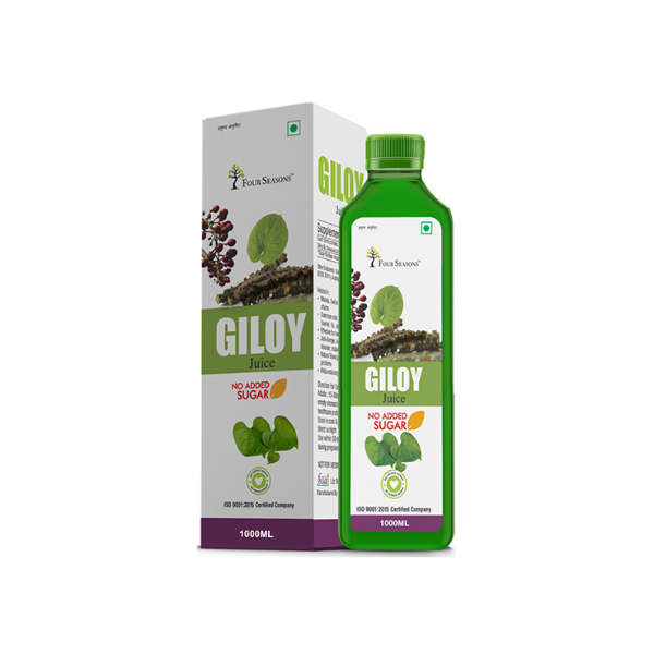 Four Seasons Ayurveda Giloy Juice - Pack of 2 (1000 ML each)