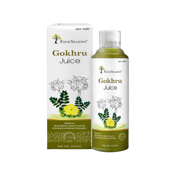 Four Seasons Ayurveda Gokhru Juice - Pack of 2 (500 ML Each)