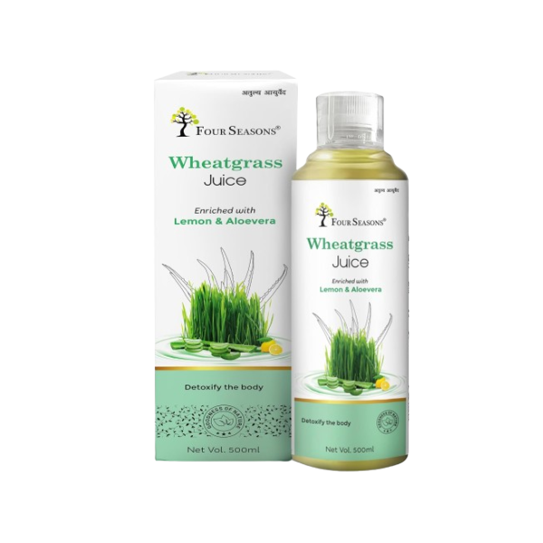 Four Seasons Ayurveda Wheatgrass Juice - Pack of 3 (500 ML each)