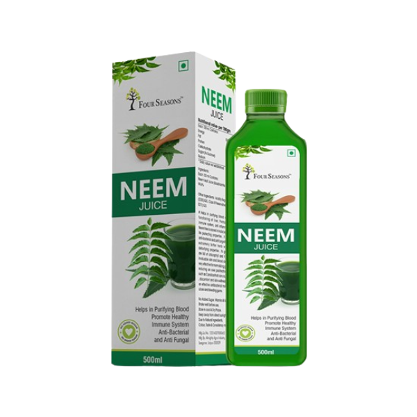 Four Seasons Ayurveda Neem Juice - Pack of 3 (500 ML each)