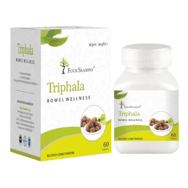 Four Seasons Ayurveda Triphala Tablet - pack of 3 (60 TABS each)