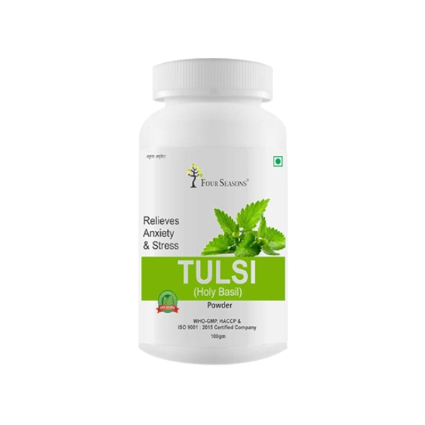Four Seasons Ayurveda Tulsi Powder - pack of 7 (100 GM each)