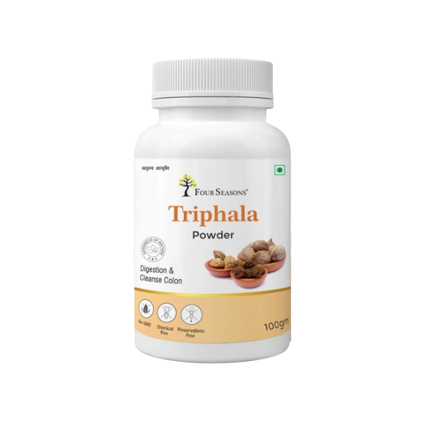 Four Seasons Ayurveda Triphala Powder - pack of 7 (100 GM each)