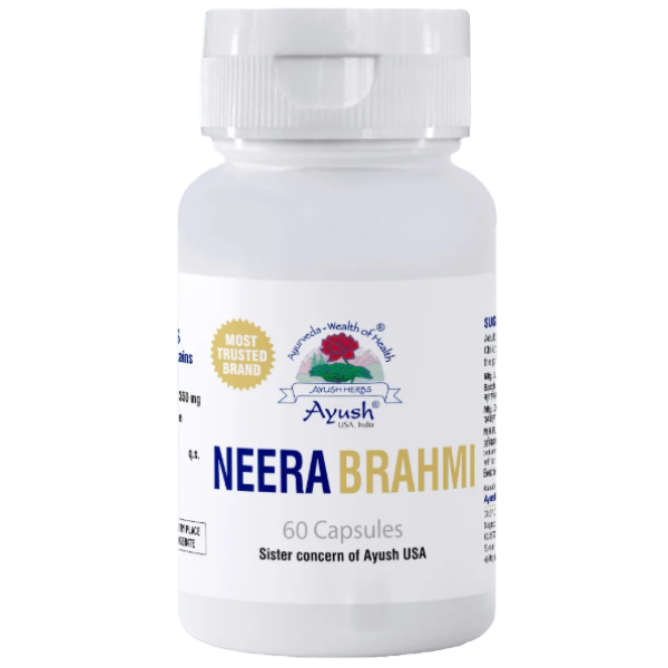 AYUSH NEERA BRAHMI - Pack of 2 (60 Capsules each)