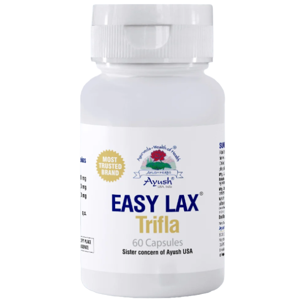 AYUSH EASY LAX TRIFLA - Pack of 2 (60 Capsules each)