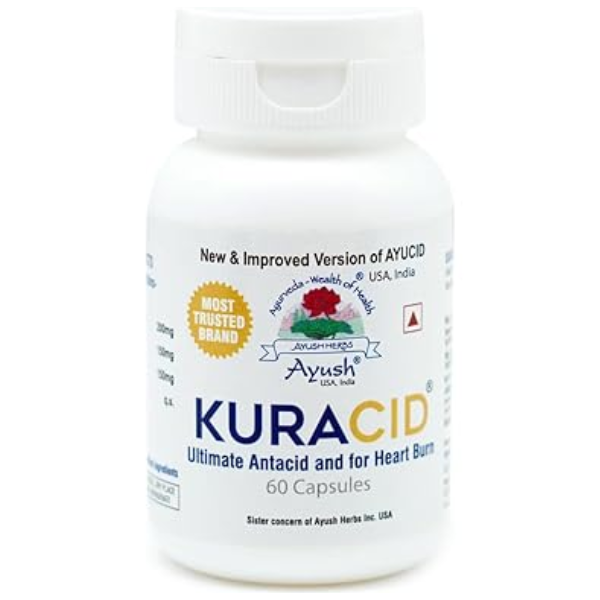 AYUSH KURACID - Pack of 2 (60 Capsules each)