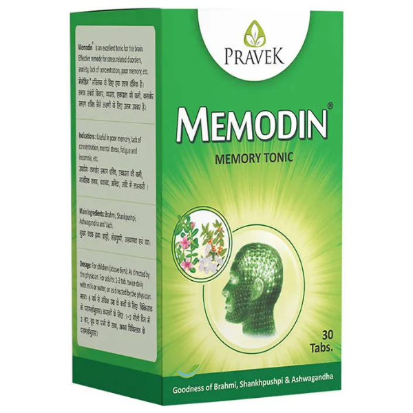 PRAVEK MEMODIN - PACK OF 5 (30 TABLETS EACH)