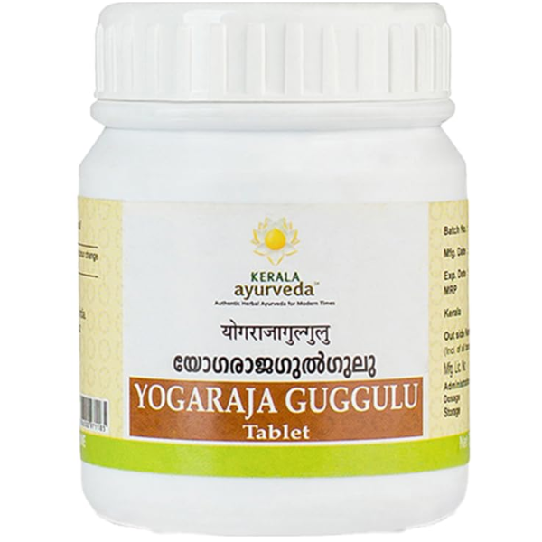 KERALA AYURVEDA YOGARAJA GULGULU TABLET - PACK OF 3 (50Tabs EACH)