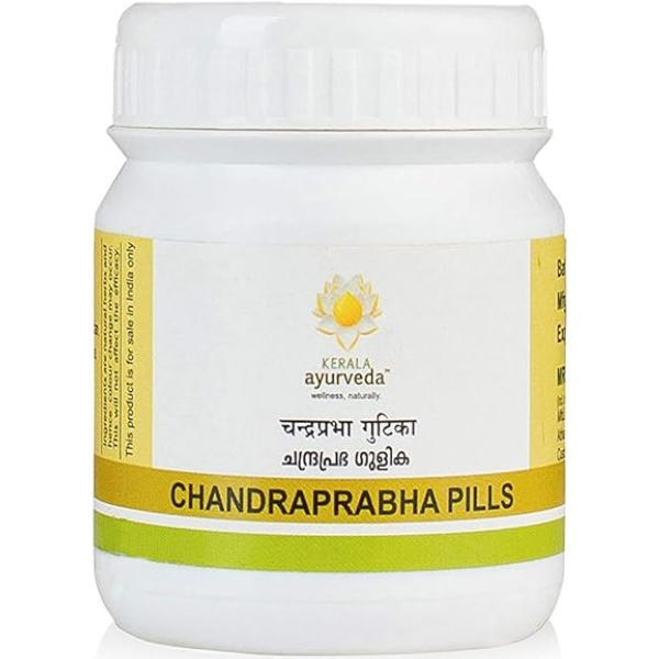 KERALA AYURVEDA CHANDRAPRABHA PILLS - PACK OF 4 (50Tabs EACH)