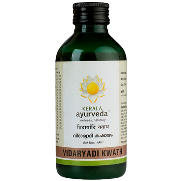 KERALA AYURVEDA VIDARYADI KWATH - PACK OF 4 (200ML EACH)