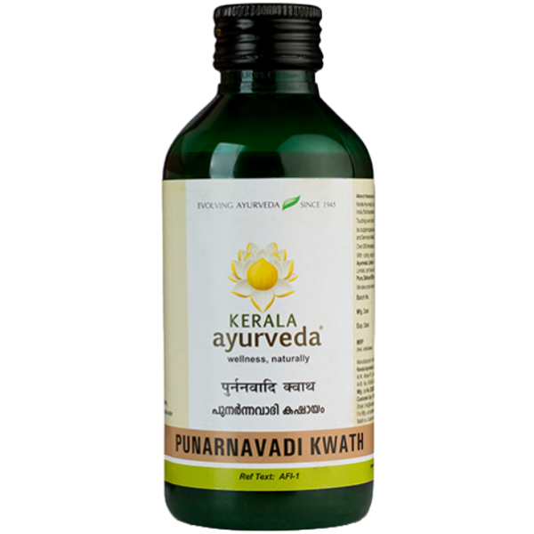 KERALA AYURVEDA PUNARNAVADI KWATH - PACK OF 4 (200ML EACH)