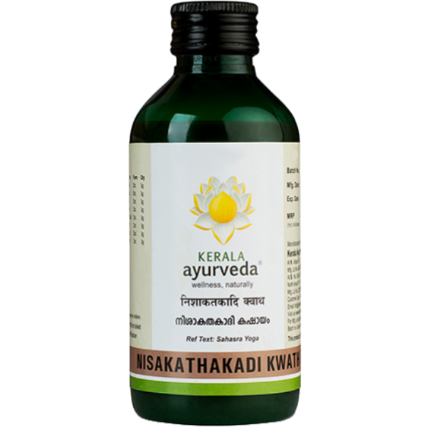 KERALA AYURVEDA NISAKATHAKADI KWATH - PACK OF 4 (200ML EACH)