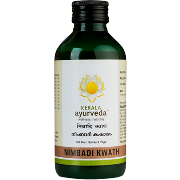 KERALA AYURVEDA NIMBADI KWATH - PACK OF 4 (200ML EACH)
