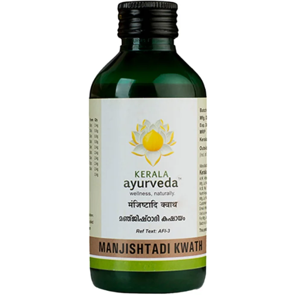 KERALA AYURVEDA MANJISHTADI KWATH - PACK OF 3 (200ML EACH)
