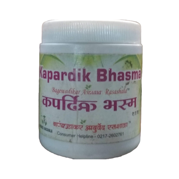 BAGEWADIKAR AYURVED KAPARDIK BHASMA - Pack of 3 (50 gm each)