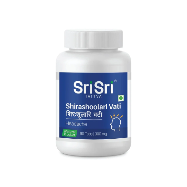 Sri Sri Tattva Shirashoolari Vati - Pack of 3 (60 Tabs each)