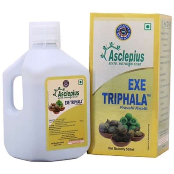 ASCLEPIUS EXE TRIPHALA PRAVAHI KWATH - Pack of 2 (500 ml each)