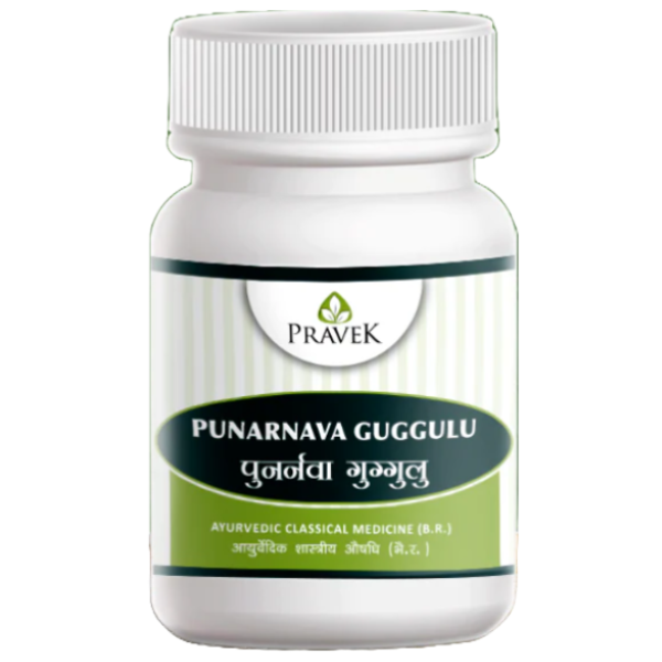 PRAVEK PUNARNAVA GUGGULU - PACK OF 7 (40 TABLETS EACH)