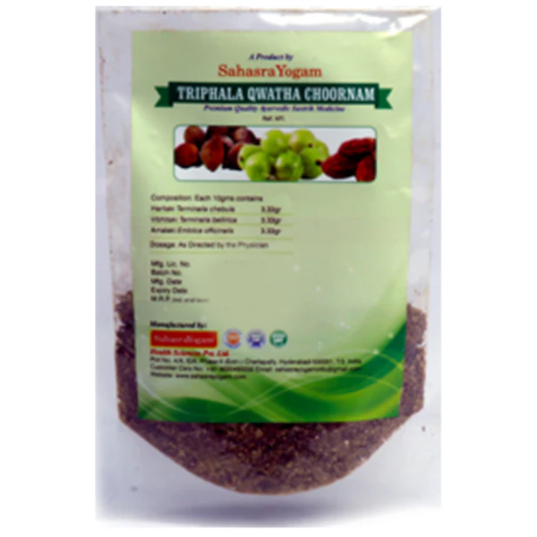 SAHASRAYOGAM TRIPHALA QWATHA CHOORNAM - Pack of 6 (100 gm each)