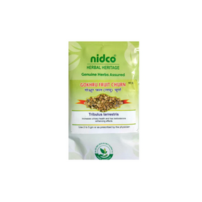Nidco Gokhru Fruit Churna - Pack of 2 (500 Gm Each)