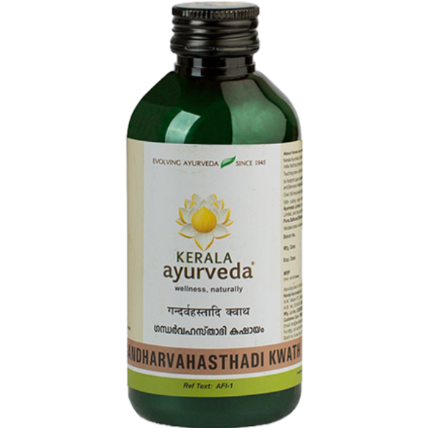 KERALA AYURVEDA GANDHARVAHASTHADI KWATH - PACK OF 4 (200ML EACH)