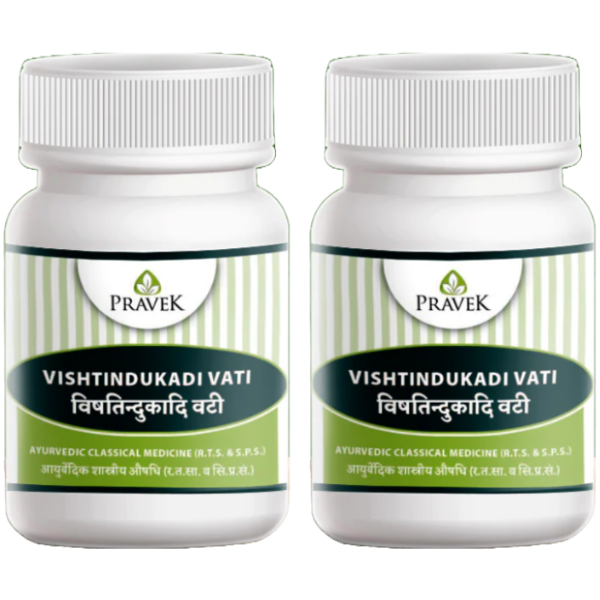 PRAVEK VISHTINDUKADI VATI - PACK OF 9 (40 TABLETS EACH)