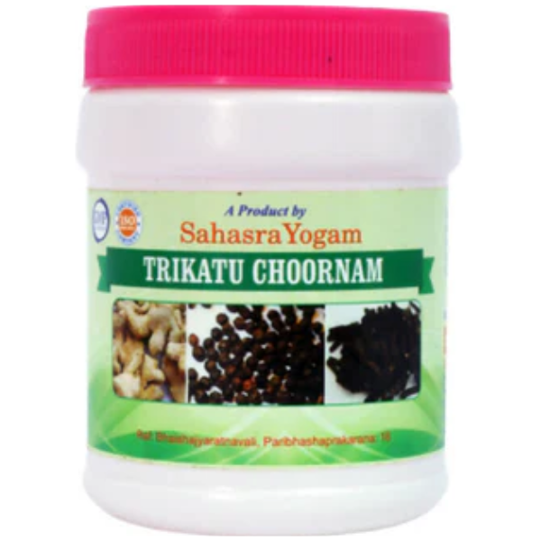 SAHASRAYOGAM TRIKATU CHOORNAM - Pack of 2 (100 gm each)