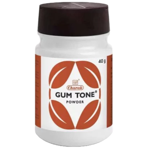 CHARAK GUM TONE POWDER - Pack of 6 (40 gm each)