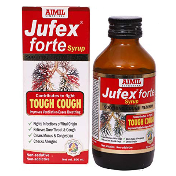 JUFEX FORTE SYRUP - Pack of 4 (100 ML each)