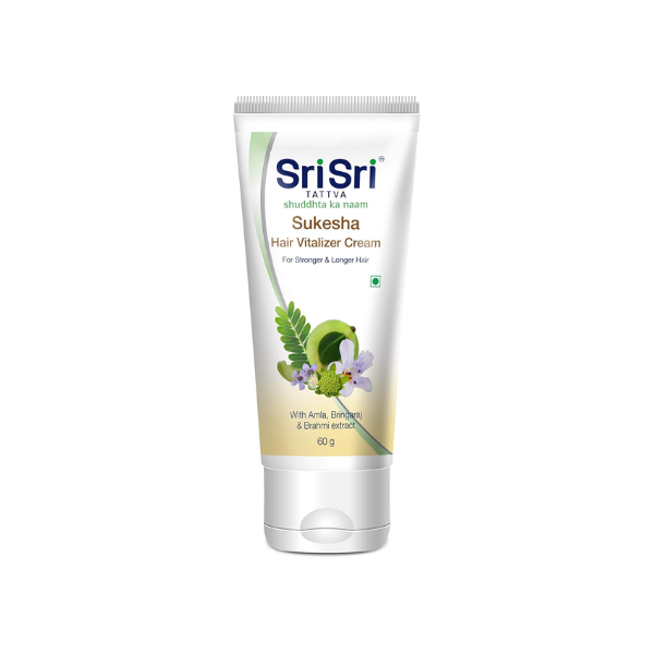 Sri Sri Tattva Sukesha Hair Vitalizer Cream - Pack of 8 (60 GM each)
