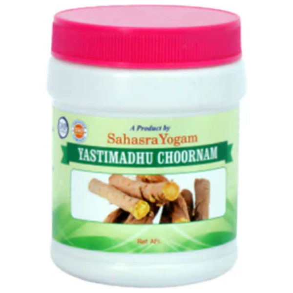 SAHASRAYOGAM YASTIMADHU CHOORNAM - Pack of 3 (100 gm each)