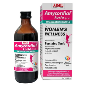 AIMIL AMYCORDIAL FORTE SYRUP - Pack of 2 (200 ml each)