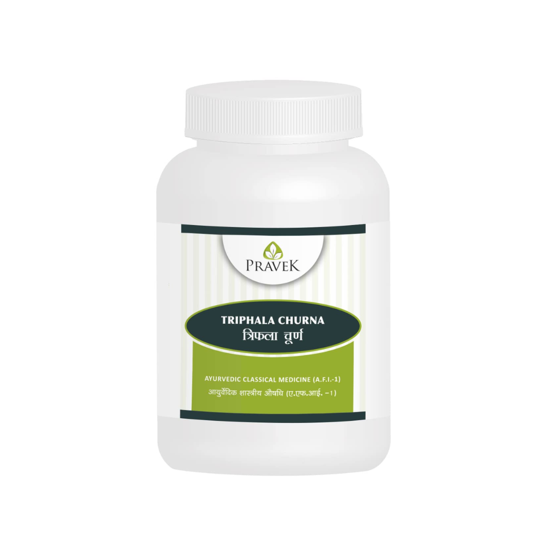 PRAVEK TRIPHALA CHURNA - PACK OF 12 (50 GM EACH)