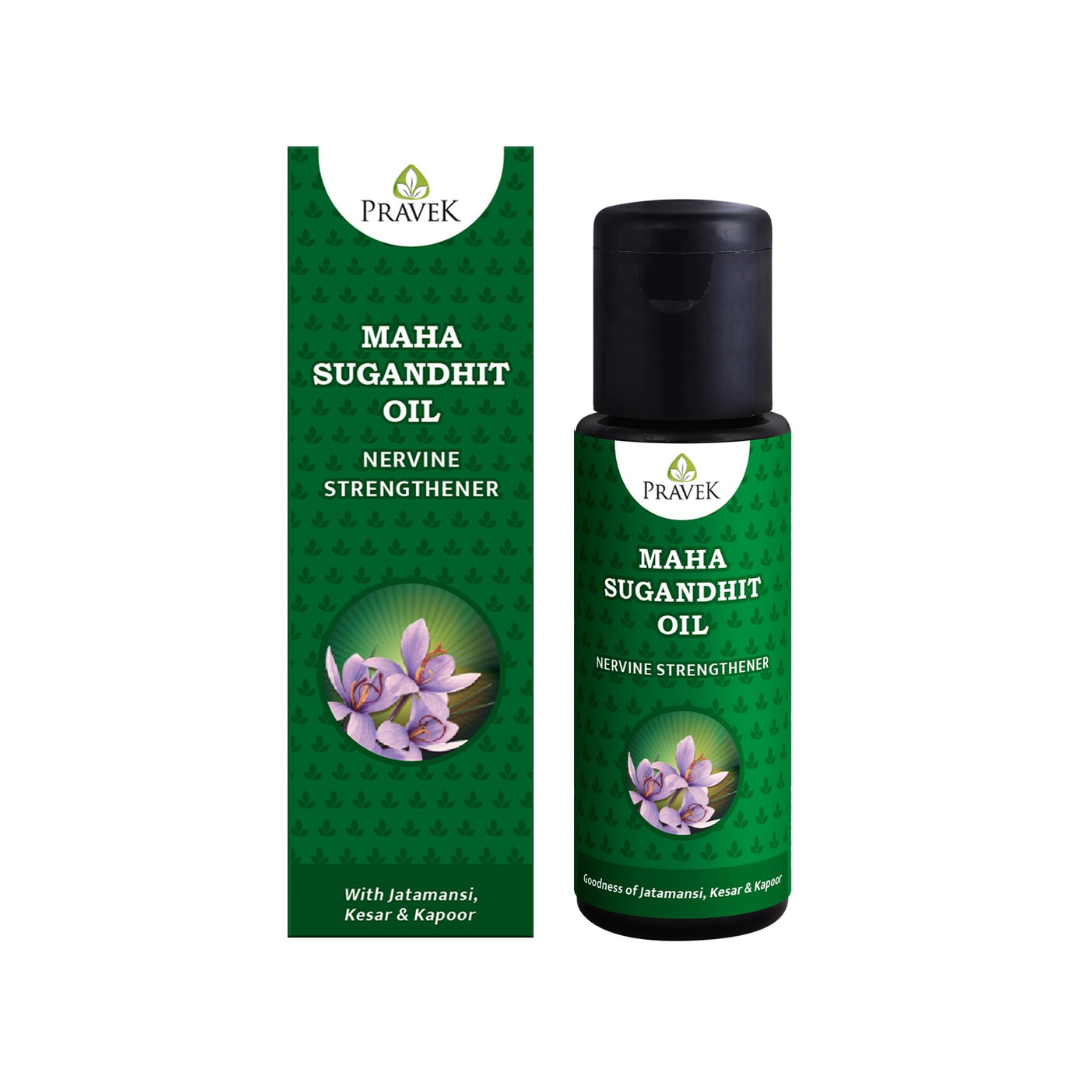 PRAVEK MAHA SUGANDHIT OIL - Pack of 2 (25ML each)
