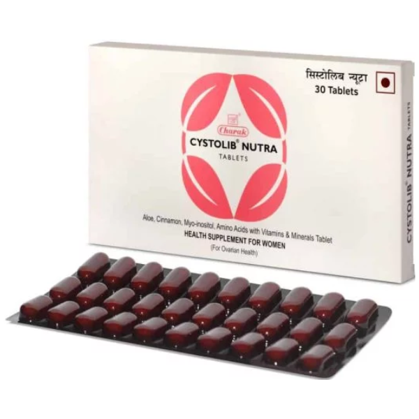 CHARAK CYSTOLIB NUTRA - Pack of 2 (30 Tablets each)