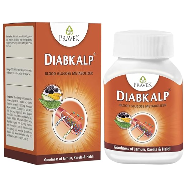 PRAVEK DIABKALP - PACK OF 5 (30 TABLETS EACH)