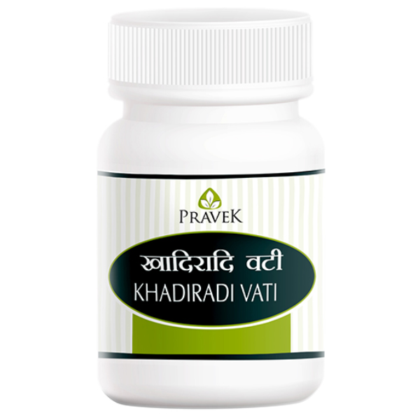 PRAVEK KHADIRADI VATI - PACK OF 8 (40 TABLETS EACH)