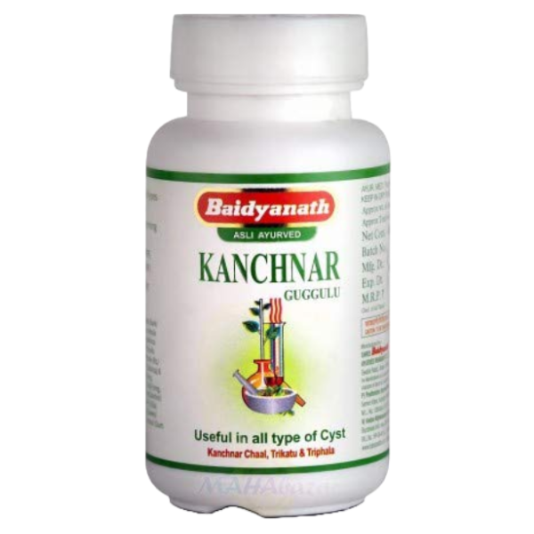 BAIDYANATH KANCHNAR GUGGULU - Pack of 3 (160 Tablets each)