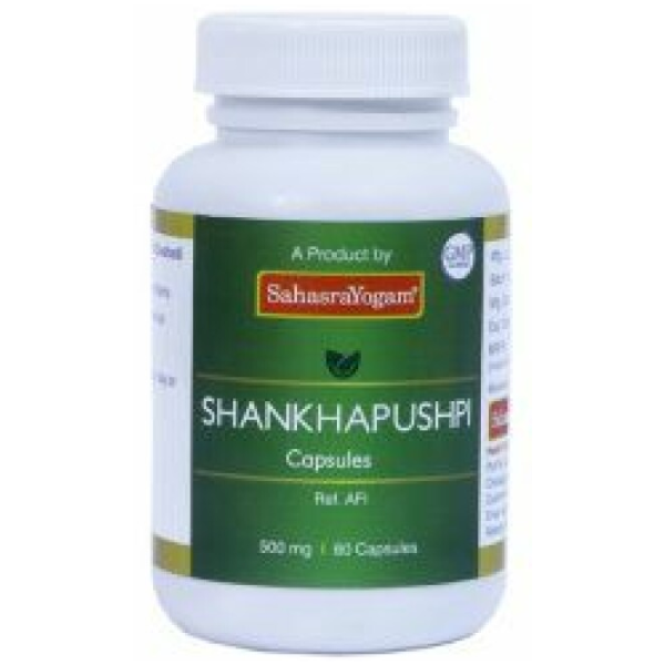 SAHASRAYOGAM SANKHAPUSHPI TABLETS - pack of 3 (60 Tabs each)