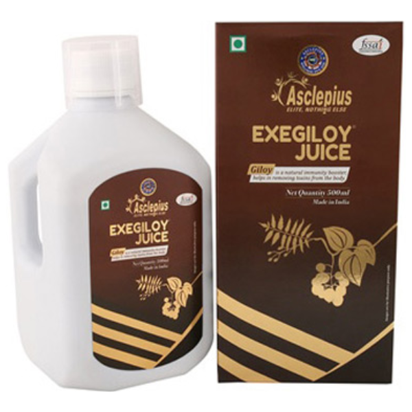 ASCLEPIUS EXE GILOY JUICE - Pack of 2 (500 ml each)
