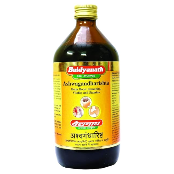 BAIDYANATH ASHWAGANDHARISHTA - Pack of 2 (450 ml each)