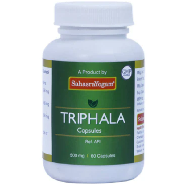 SAHASRAYOGAM TRIPHALA TABLETS - pack of 3 (60 Tabs each)