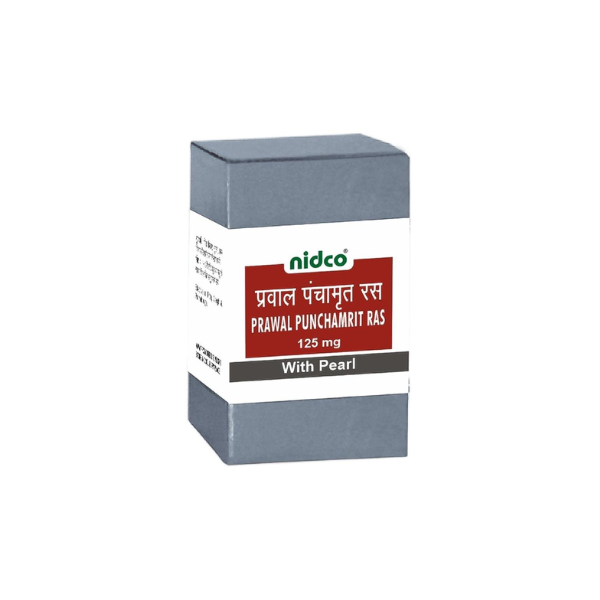 Nidco Prawal Punchamrit Ras Vati - Pack of 2 (25 Tablets Each)