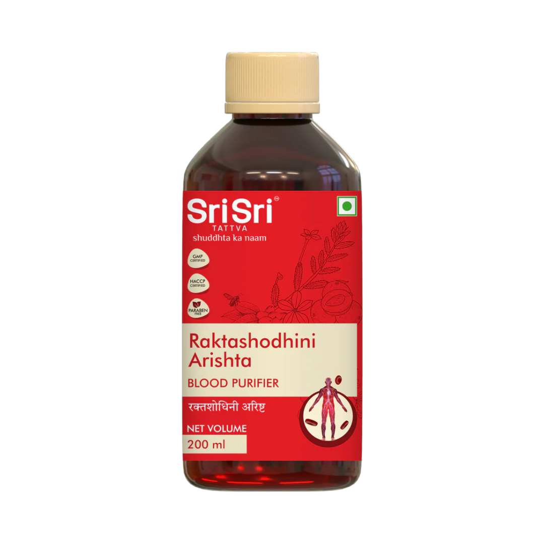 SRI SRI TATTVA RAKTASHODHINI ARISHTA - PACK OF 3 (200 ML EACH)