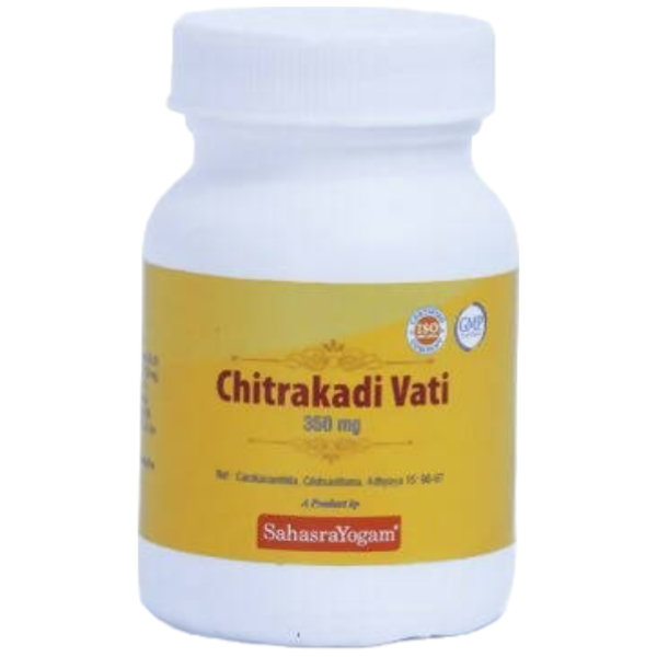 SAHASRAYOGAM CHITRAKADI VATI - pack of 3 (60 Tablets each)