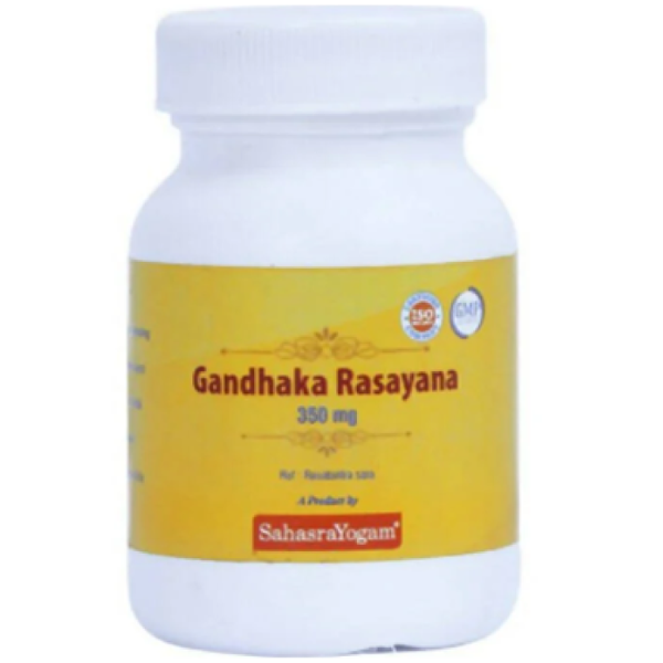 SAHASRAYOGAM GANDHAKA RASAYAN - Pack of 3 (60 Tablets each)