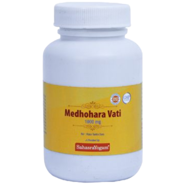 SAHASRAYOGAM MEDHOHARA VATI - Pack of 2 (60 Tablets each)
