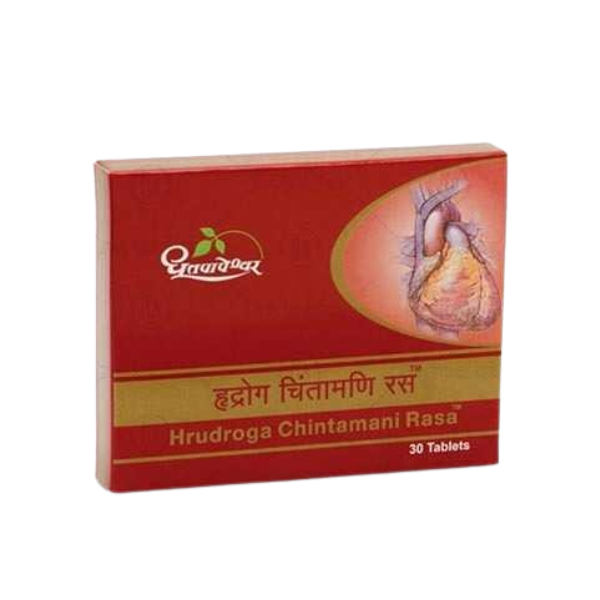 Dhootapapeshwar Hrudroga Chintamani Rasa (30 Tablets)